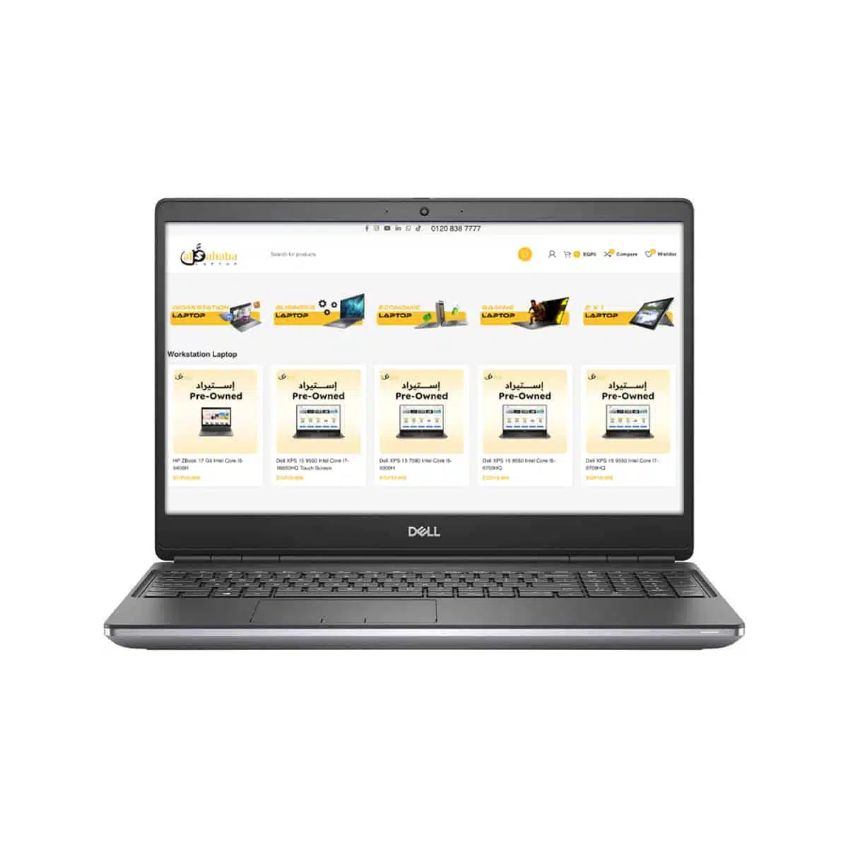 Dell Precision 7550 Intel Core i5-10400H NVIDIA Quadro T1000 4GB 15.6 Inch FHD