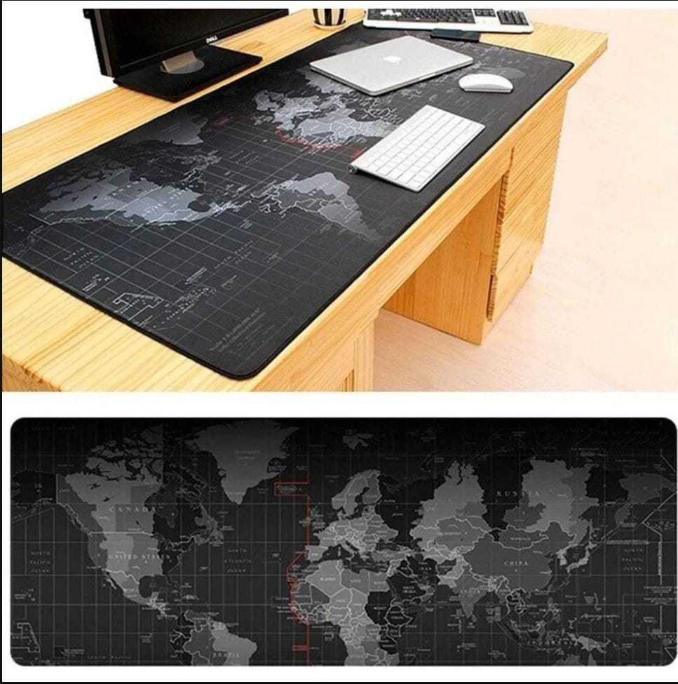 World Map Gaming Mouse Pad