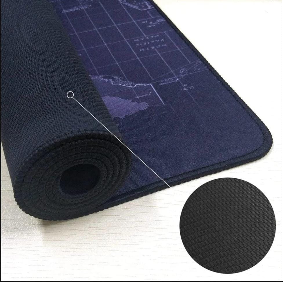 World Map Gaming Mouse Pad