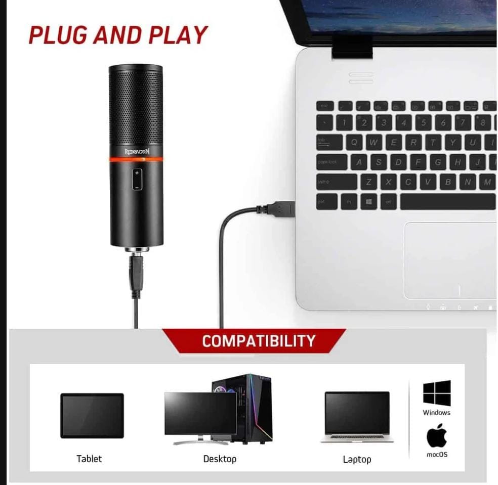 Redragon Gaming Streaming Microphone